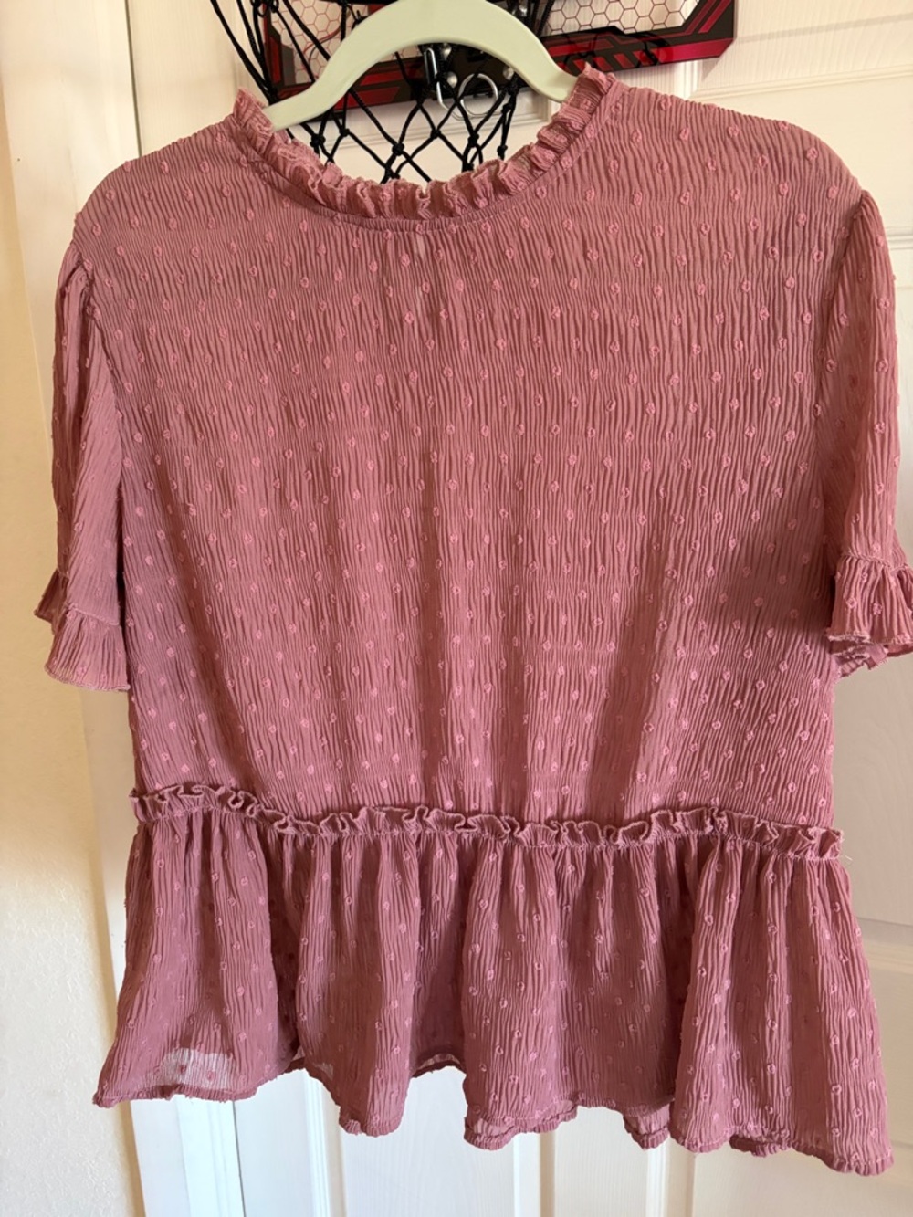 Blu Pepper Ruffle Blouse
